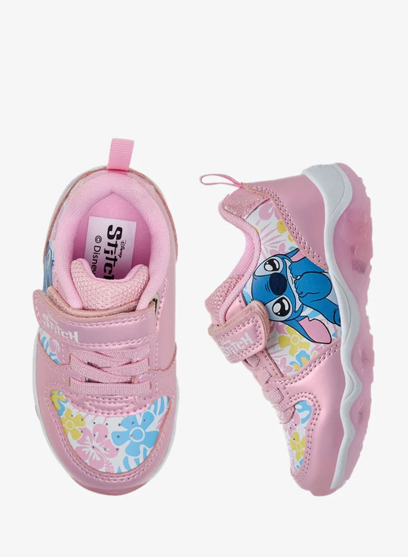 ديزني حذاء رياضي مضيء للبنات بتصميم ستيتش